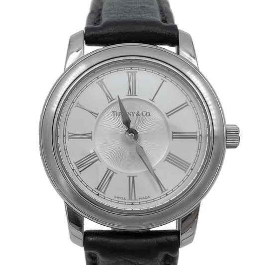 Tiffany Mark Round Steel Watch