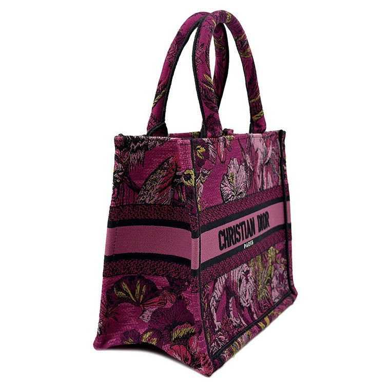 Christian Dior Embroidered Book Tote Small