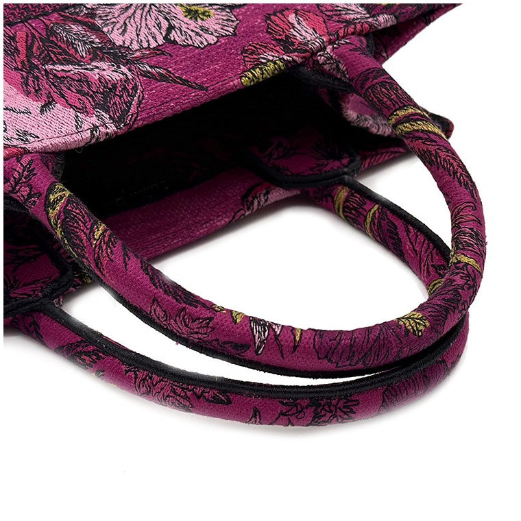 Christian Dior Embroidered Book Tote Small