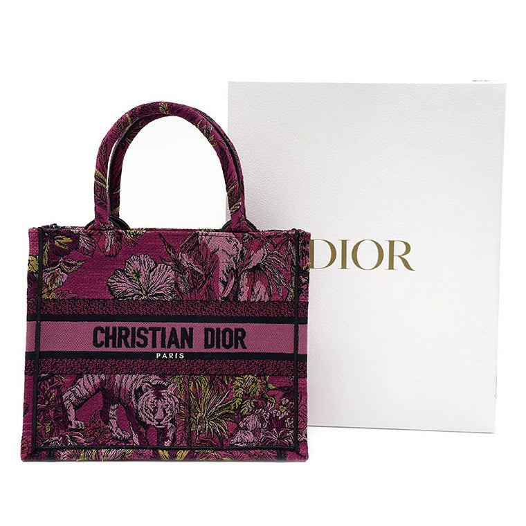 Christian Dior Embroidered Book Tote Small
