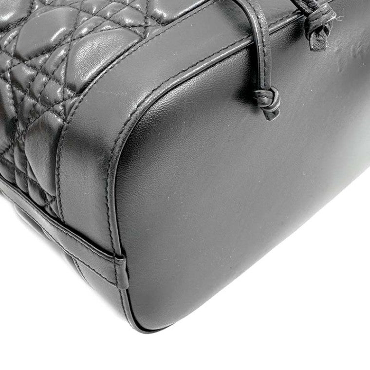 Christian Dior Cannage Bucket Shoulder Bag