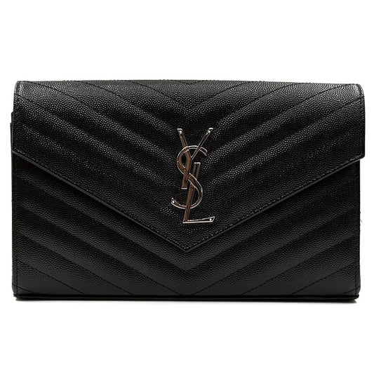Saint Laurent Monogram Matelassé Chain Shoulder Bag and Crossbody Bag (377828)