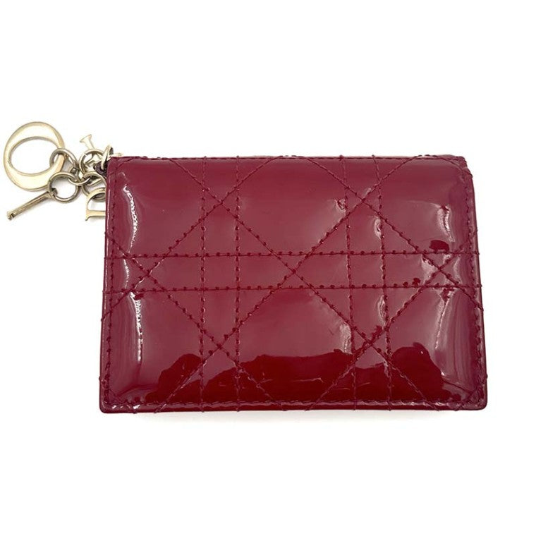Christian Dior patent cardholder