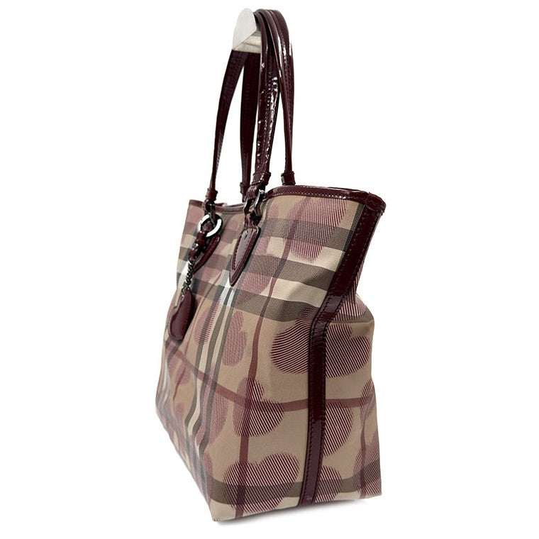 Burberry Nova Check Heart Shopper Bag