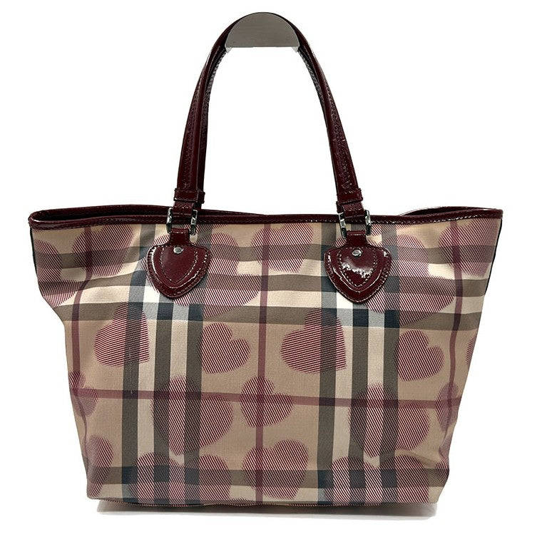 Burberry Nova Check Heart Shopper Bag