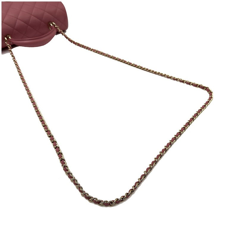 Chanel Lambskin Top Handle New Mini Crossbody Bag