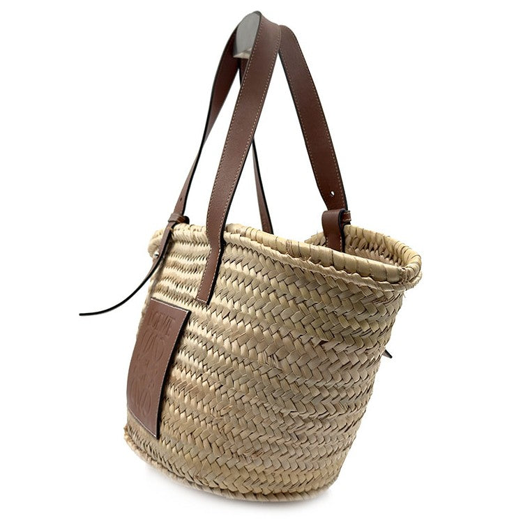 Loewe Anagram Rattan Basket Bucket Bag