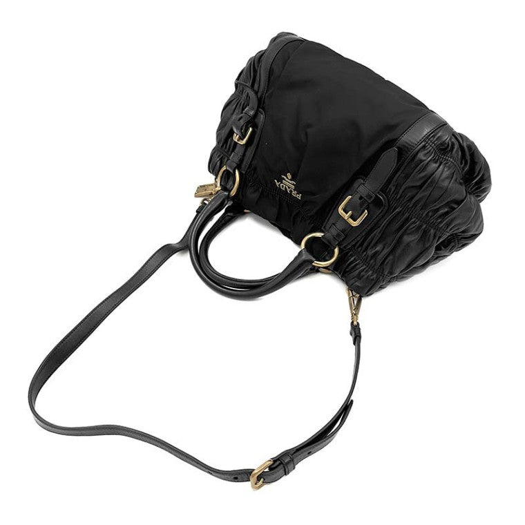 Prada Napa Gaufré Tote and Shoulder Bag (BN1791)