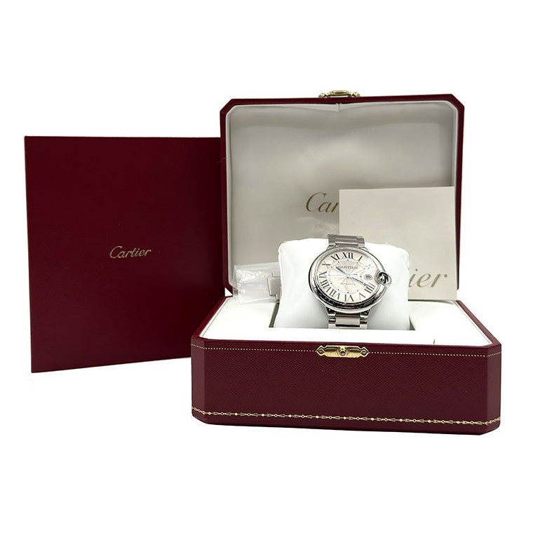 Cartier Ballon Bleu steel watch