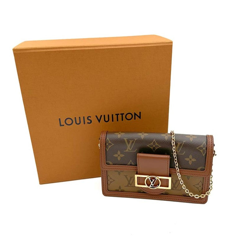 Louis Vuitton Monogram Dauphine Chain Wallet