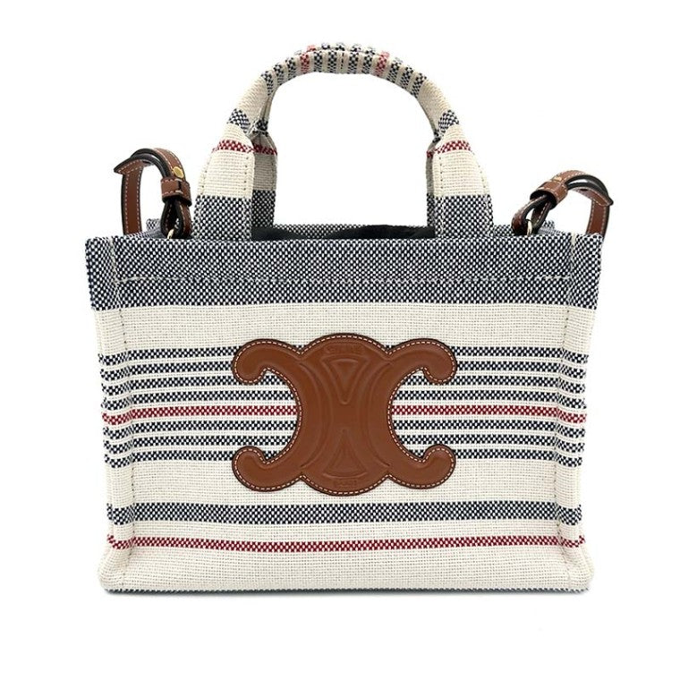 Celine Striped Cabas Small