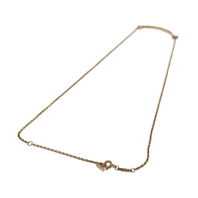 Tiffany T Smile Diamond Necklace Medium
