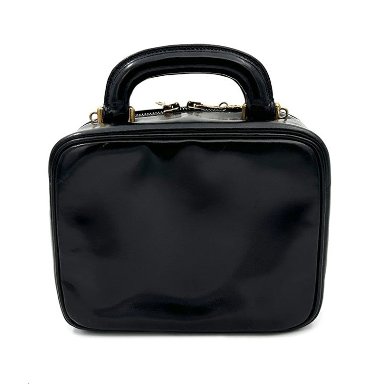 Chanel leather vanity crossbody bag