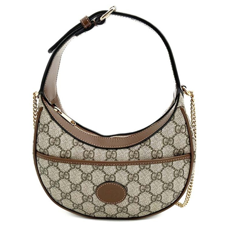 Gucci GG Half Moon Shape Mini Hobo Bag (726843)