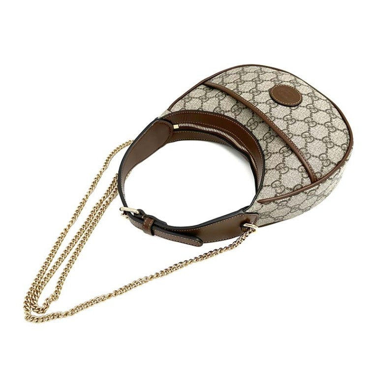 Gucci GG Half Moon Shape Mini Hobo Bag (726843)