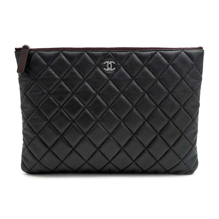 Chanel Caviar Clutch New Medium
