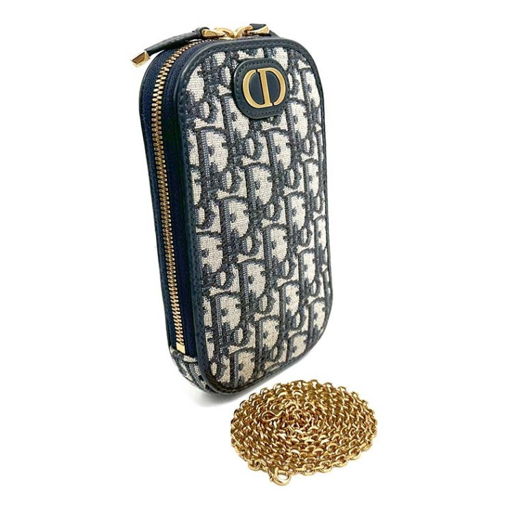 Christian Dior 30 Montaigne Oblique Phone Holder Mini Crossbody Bag