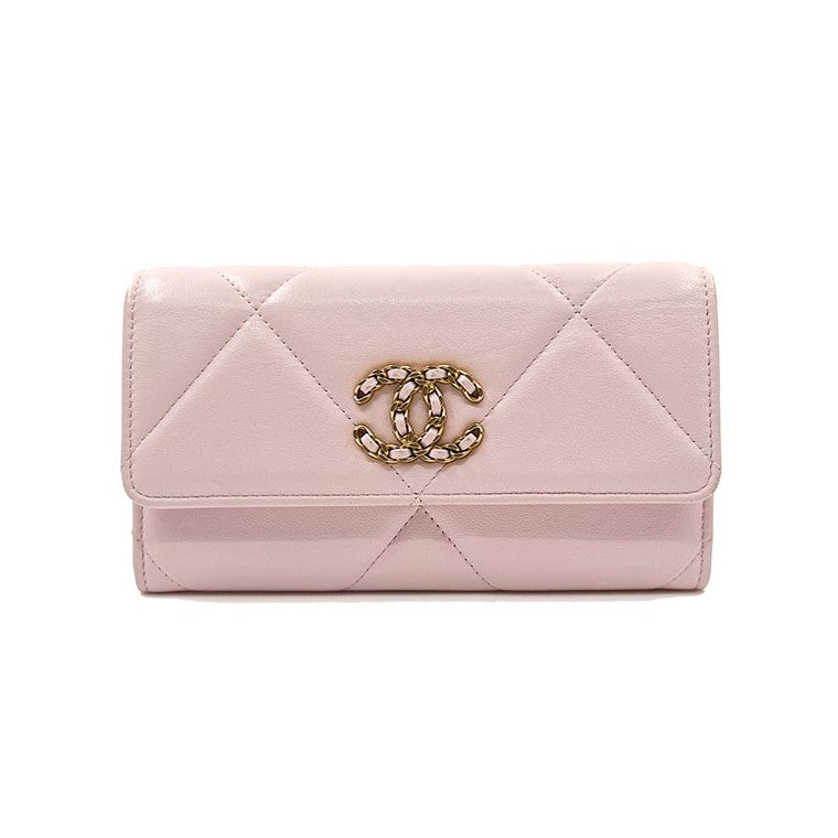 Chanel Lambskin 19 Long Wallet