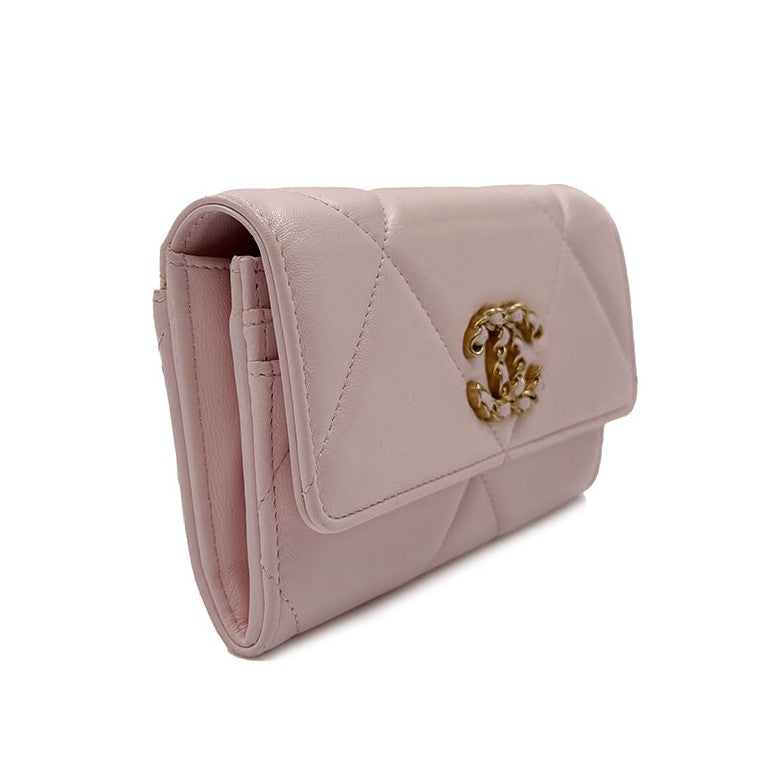 Chanel Lambskin 19 Long Wallet