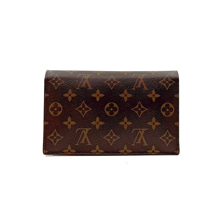 Louis Vuitton Monogram Flor Chain Wallet Crossbody Bag (M67405)