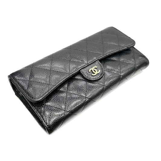 Chanel Caviar Classic Long Wallet