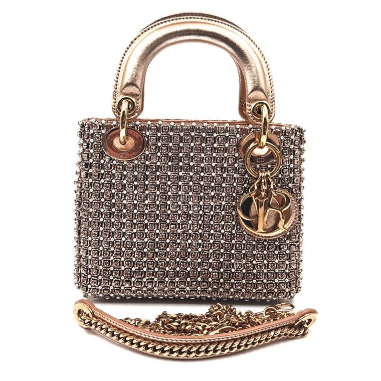 Christian Dior Embroidered Lady Mini Bag