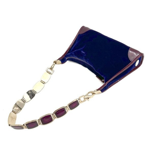 Celine Velvet Shoulder Bag