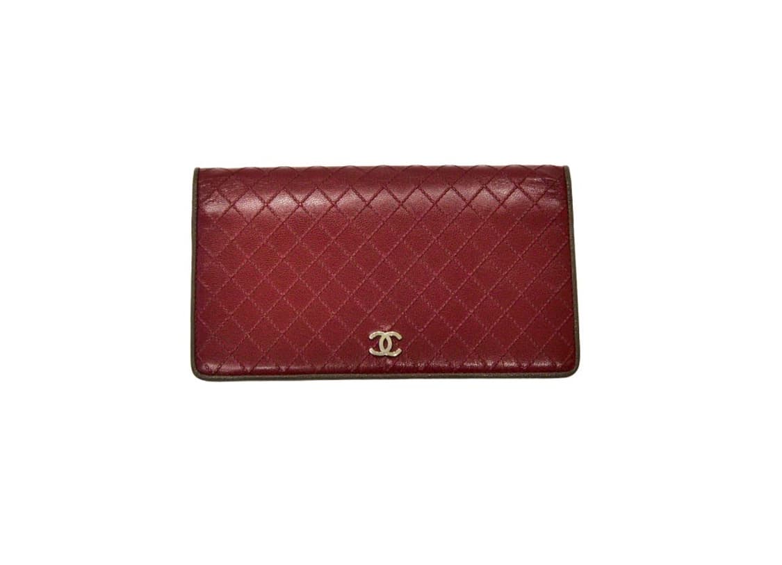 Chanel lambskin long wallet