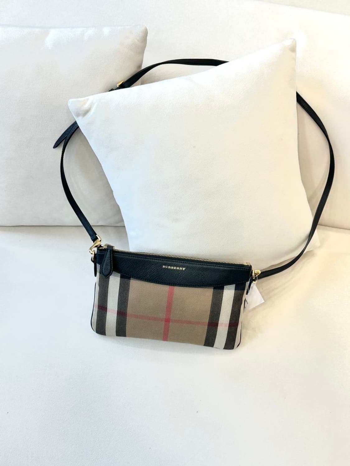 Burberry House Check Peyton Crossbody Bag