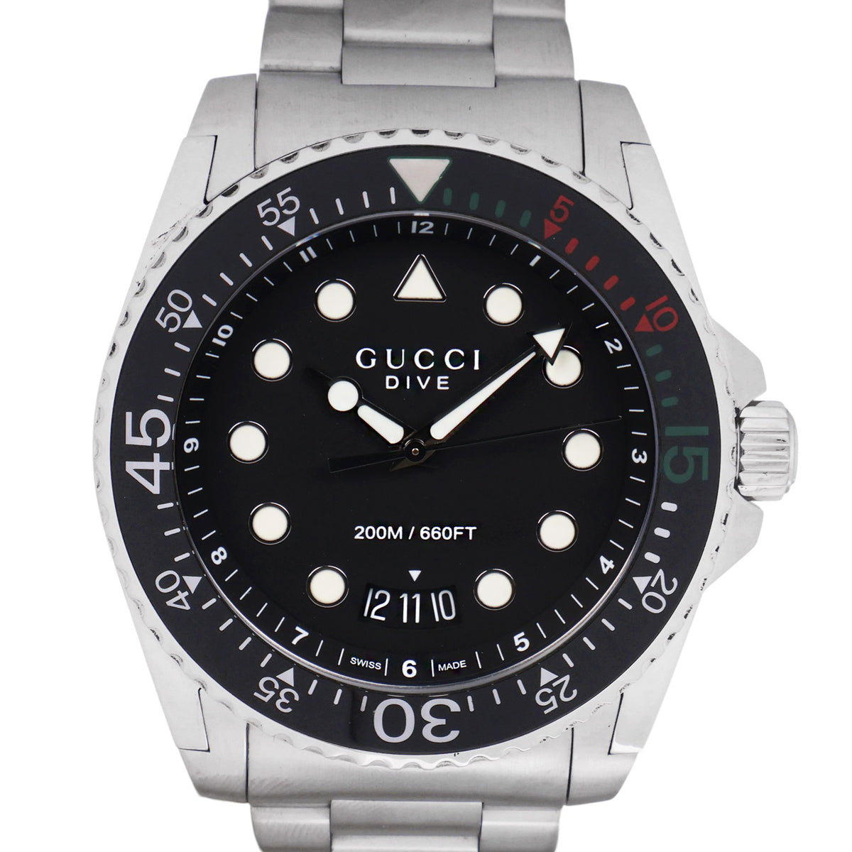 Gucci YA136208 136.2 Diver 45MM Quartz Watch