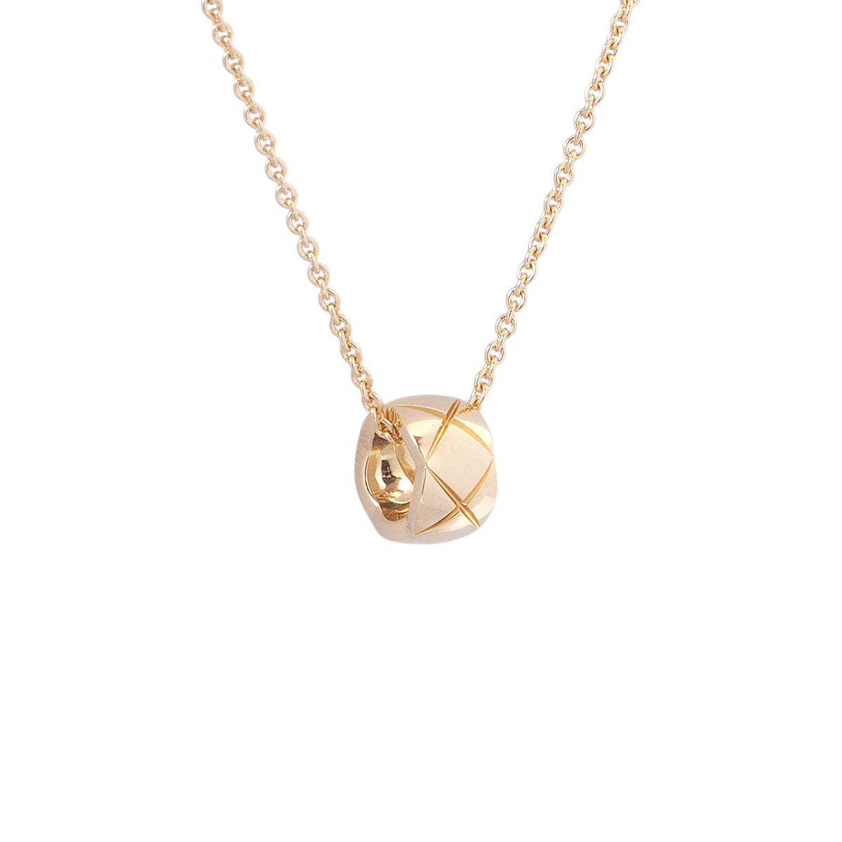 Chanel J12305 Yellow Gold Coco Crush Necklace