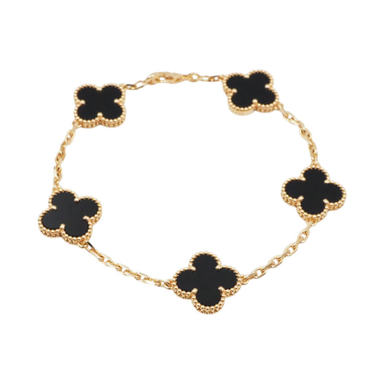 Van Cleef & Arpels VCARA41300 Yellow Gold Alhambra Vintage Bracelet