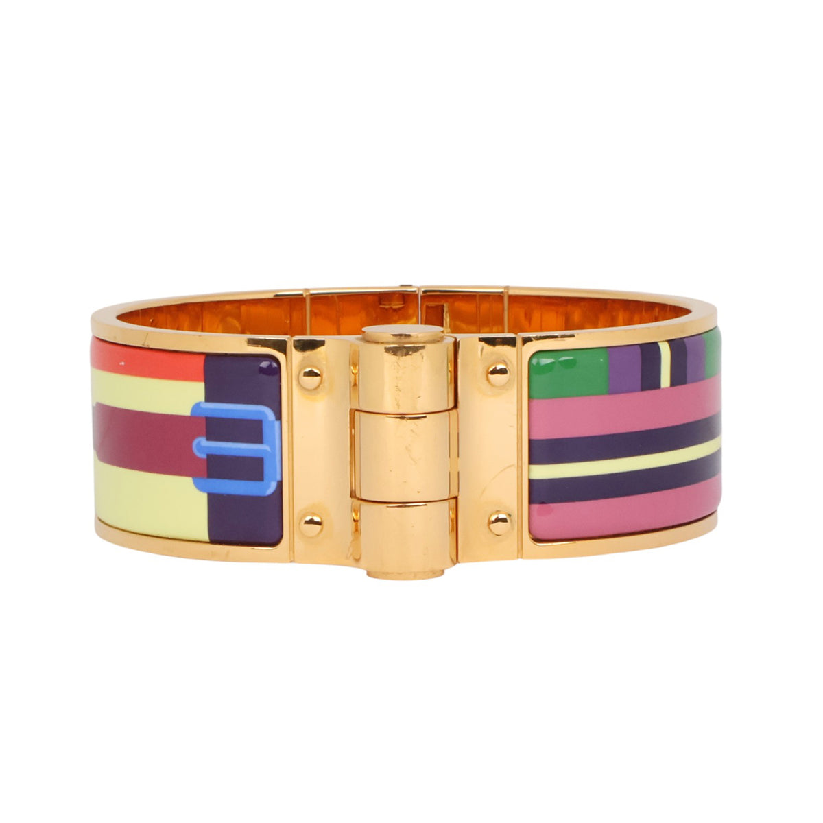 Hermès Hinged Wide Bracelet