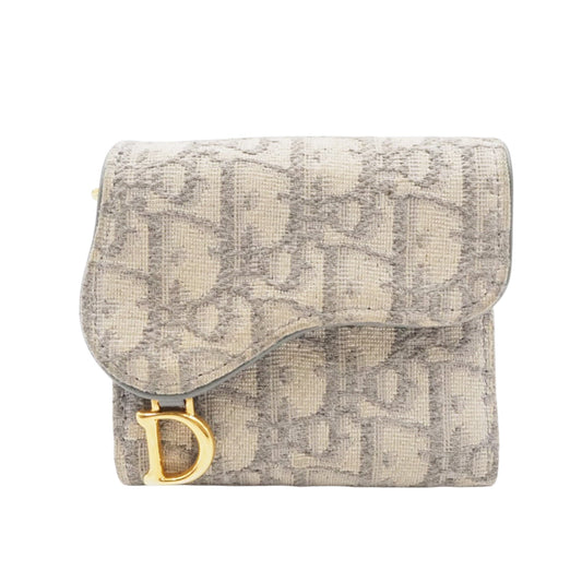 Dior S5652CTZQ Oblique Saddle Wallet