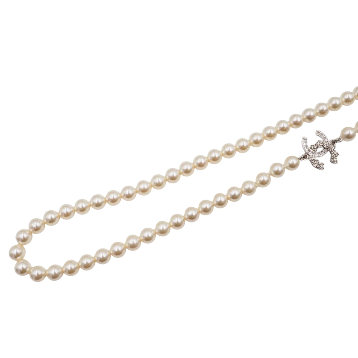 Chanel pearl long necklace